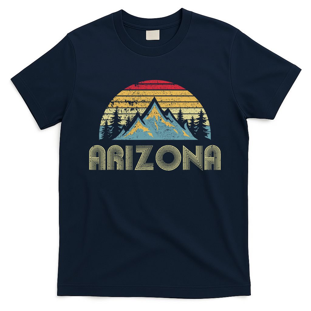 Arizona Retro Mountains Nature Hiking T-Shirt