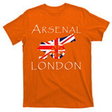Arsenal London Soccer Jersey Cannon Union Jack  T-Shirt