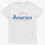 America The Beautiful 4th Of July Star T-Shirt