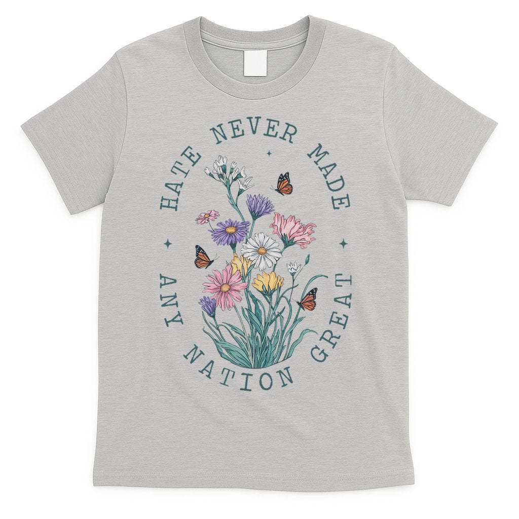 Anti Trump Floral Butterflies Democrat President Liberal T-Shirt