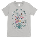 Anti Trump Floral Butterflies Democrat President Liberal T-Shirt