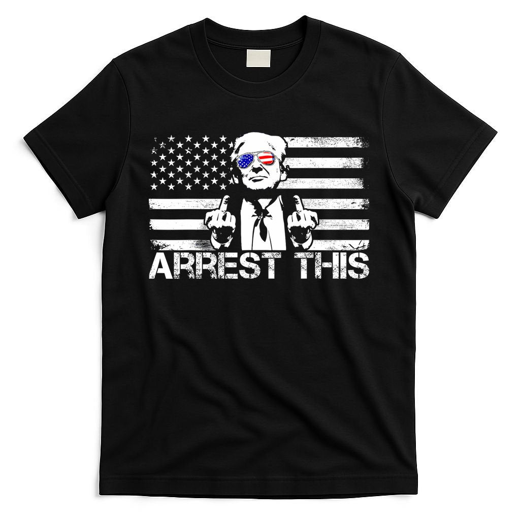 Arrest This Trump Fingers Pro Trump 2024 Trump Arrest This T-Shirt