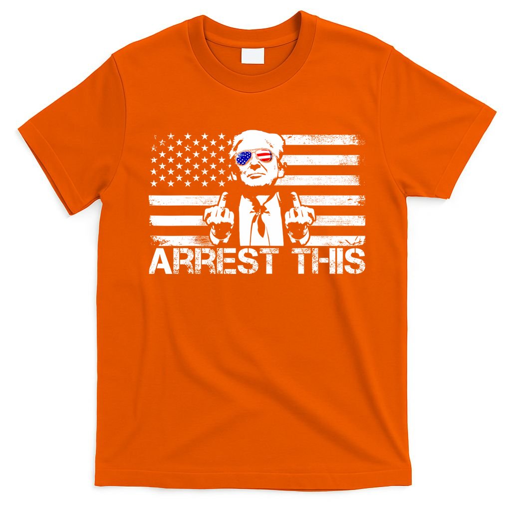 Arrest This Trump Fingers Pro Trump 2024 Trump Arrest This T-Shirt