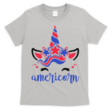 American Unicorn 4th Of July T-Shirt