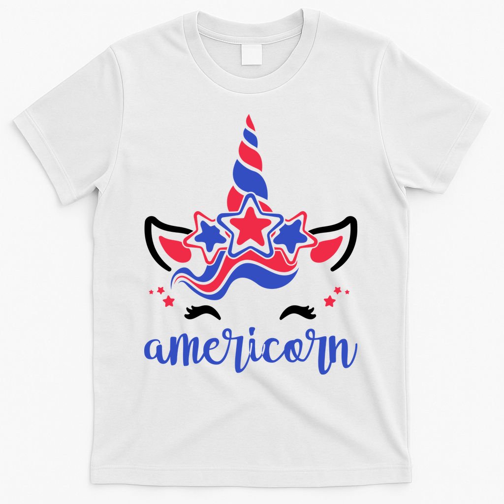 American Unicorn 4th Of July T-Shirt
