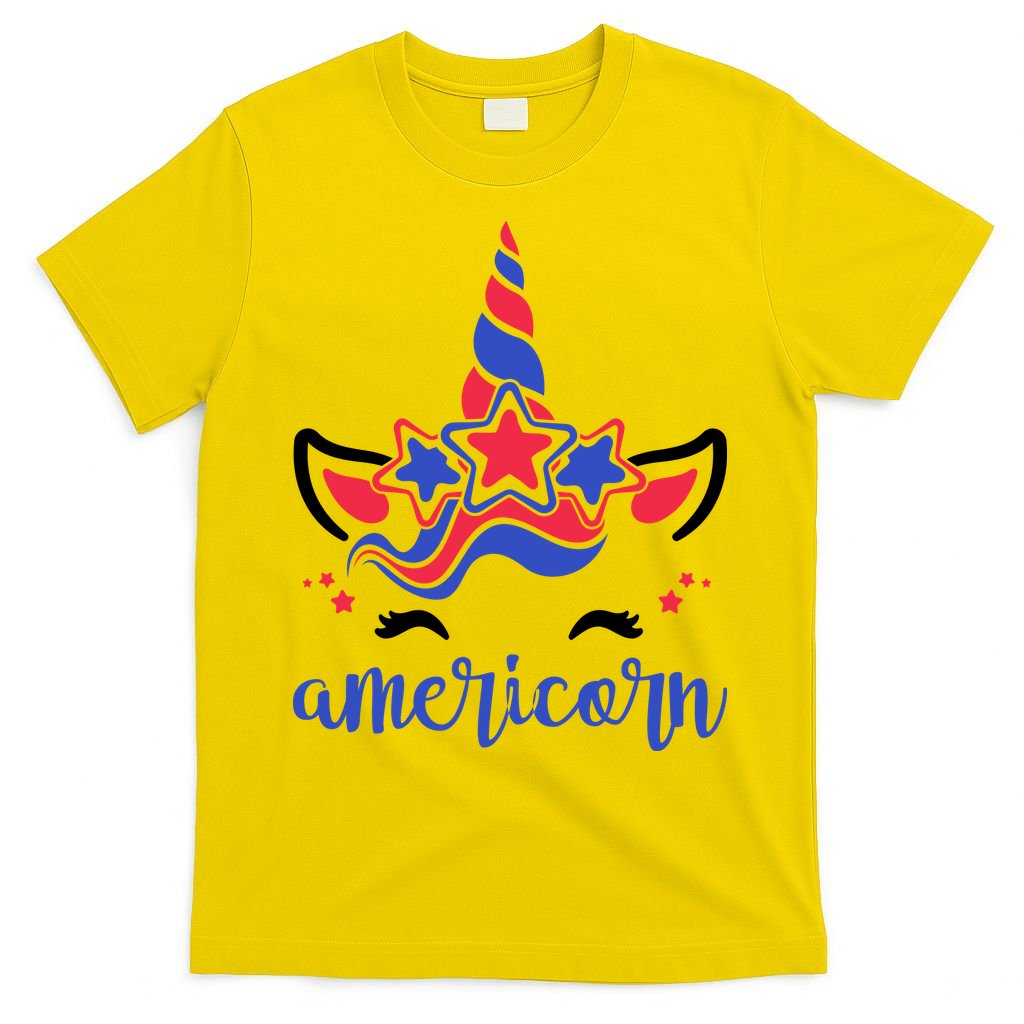 American Unicorn 4th Of July T-Shirt