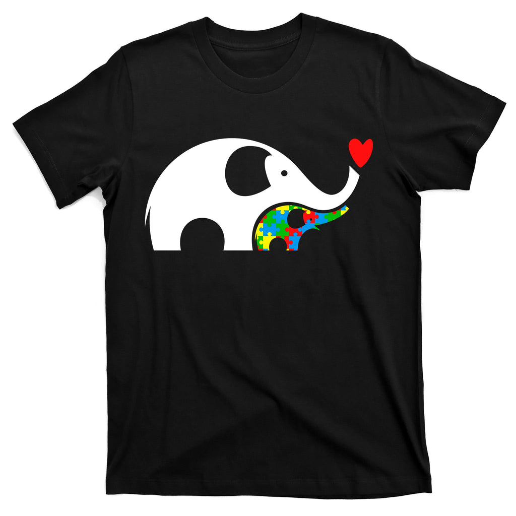 Autism Awareness Mother Baby Elephant  T-Shirt