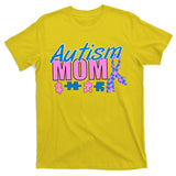 Autism Mom Awareness Ribbon T-Shirt