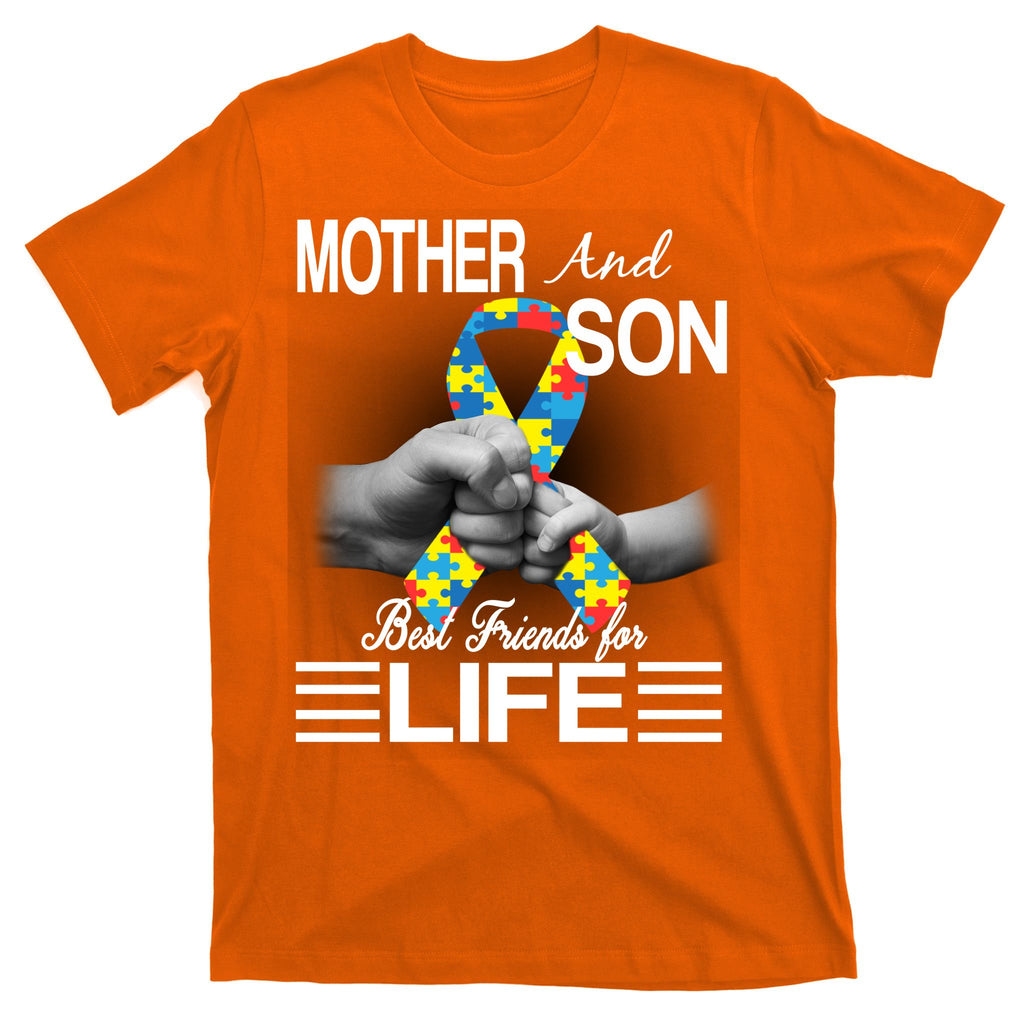 Autism Mother And Son Best Friends For Life T-Shirt