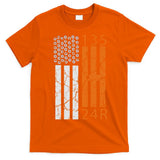 Auto Racing Mechanic Manual USA Flag T-Shirt