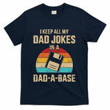 Funny Dad Jokes In Dadabase Vintage T-Shirt