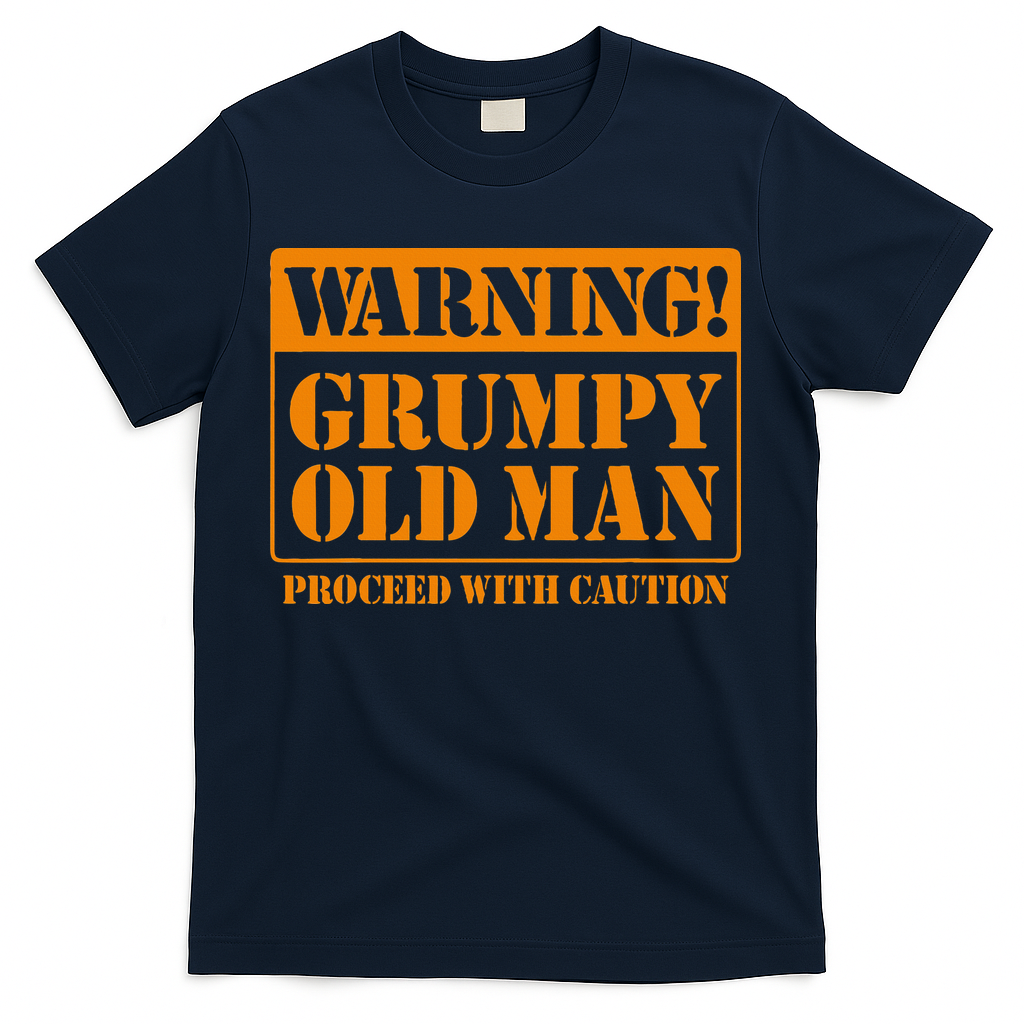 Grumpy Old Man For Grandfathers Dads T-Shirt