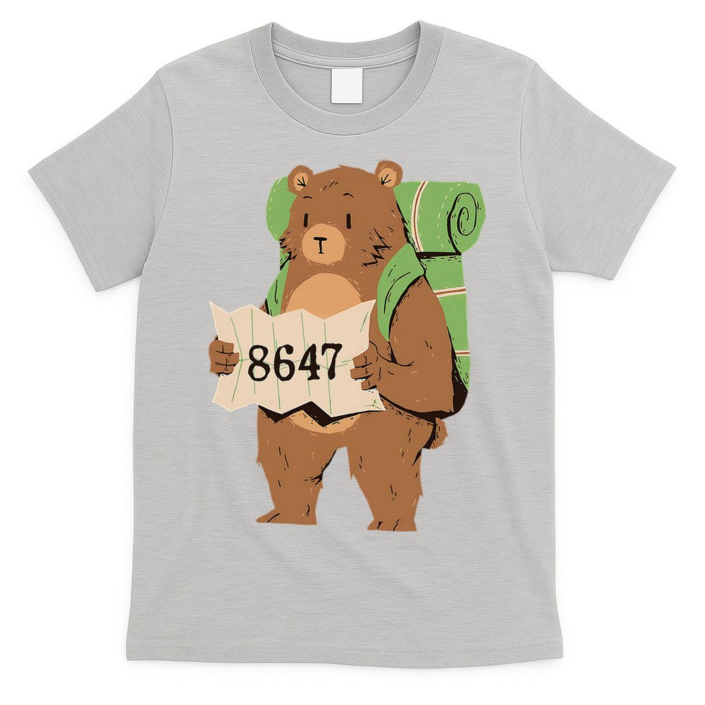 Bear 86 47 Resist Subtle Anti Trump 8647 Save National Parks T-Shirt
