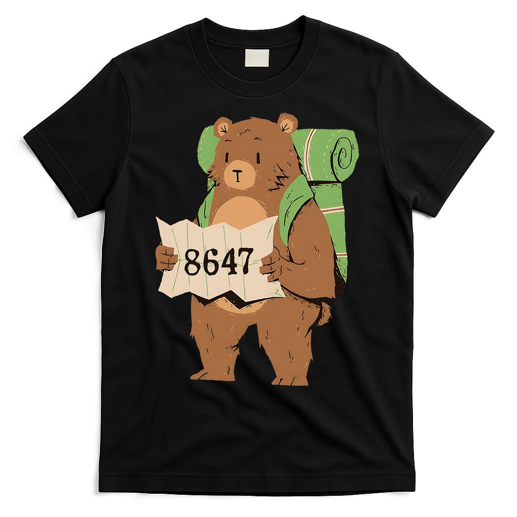Bear 86 47 Resist Subtle Anti Trump 8647 Save National Parks T-Shirt