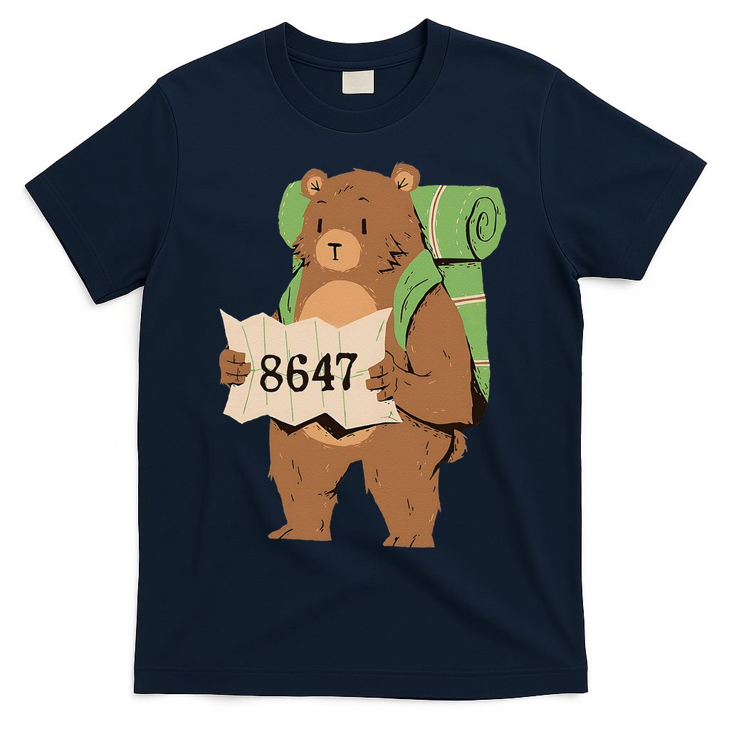 Bear 86 47 Resist Subtle Anti Trump 8647 Save National Parks T-Shirt