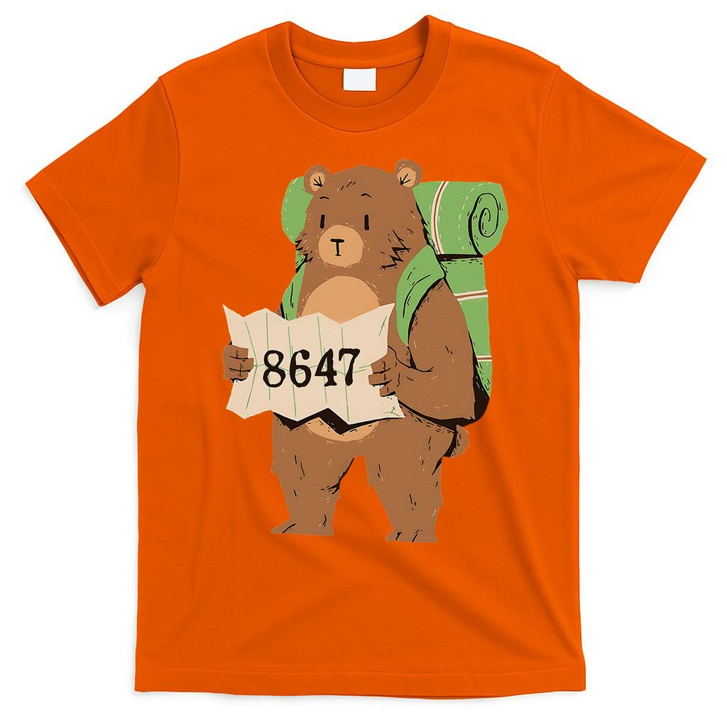 Bear 86 47 Resist Subtle Anti Trump 8647 Save National Parks T-Shirt