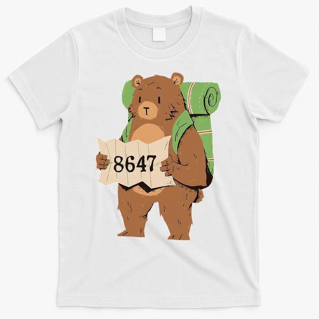 Bear 86 47 Resist Subtle Anti Trump 8647 Save National Parks T-Shirt