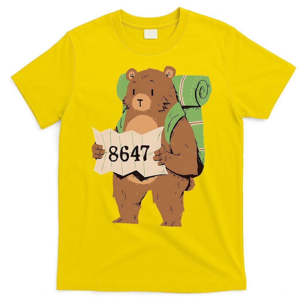 Bear 86 47 Resist Subtle Anti Trump 8647 Save National Parks T-Shirt