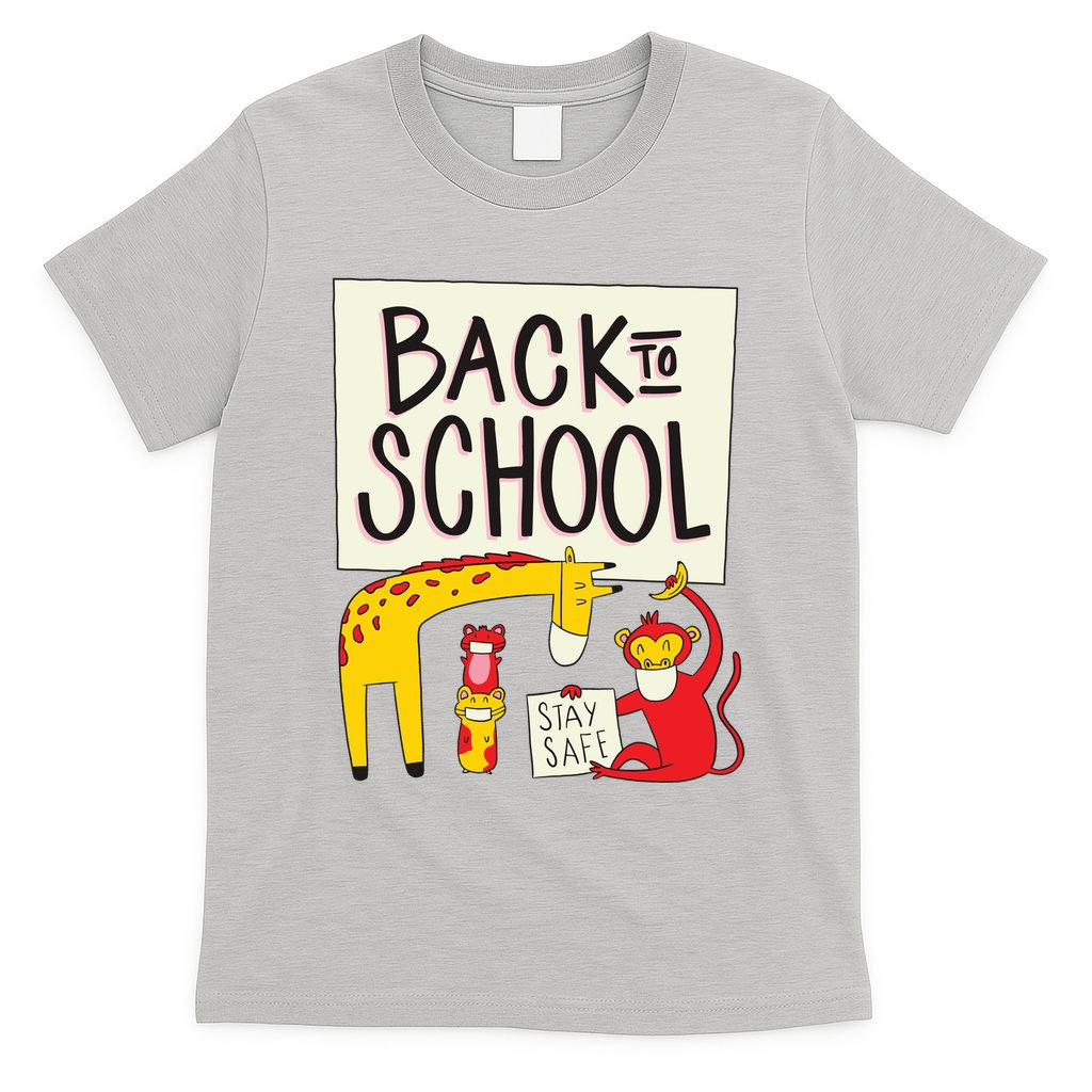 Back To School Stay Safe Animal T-Shirt