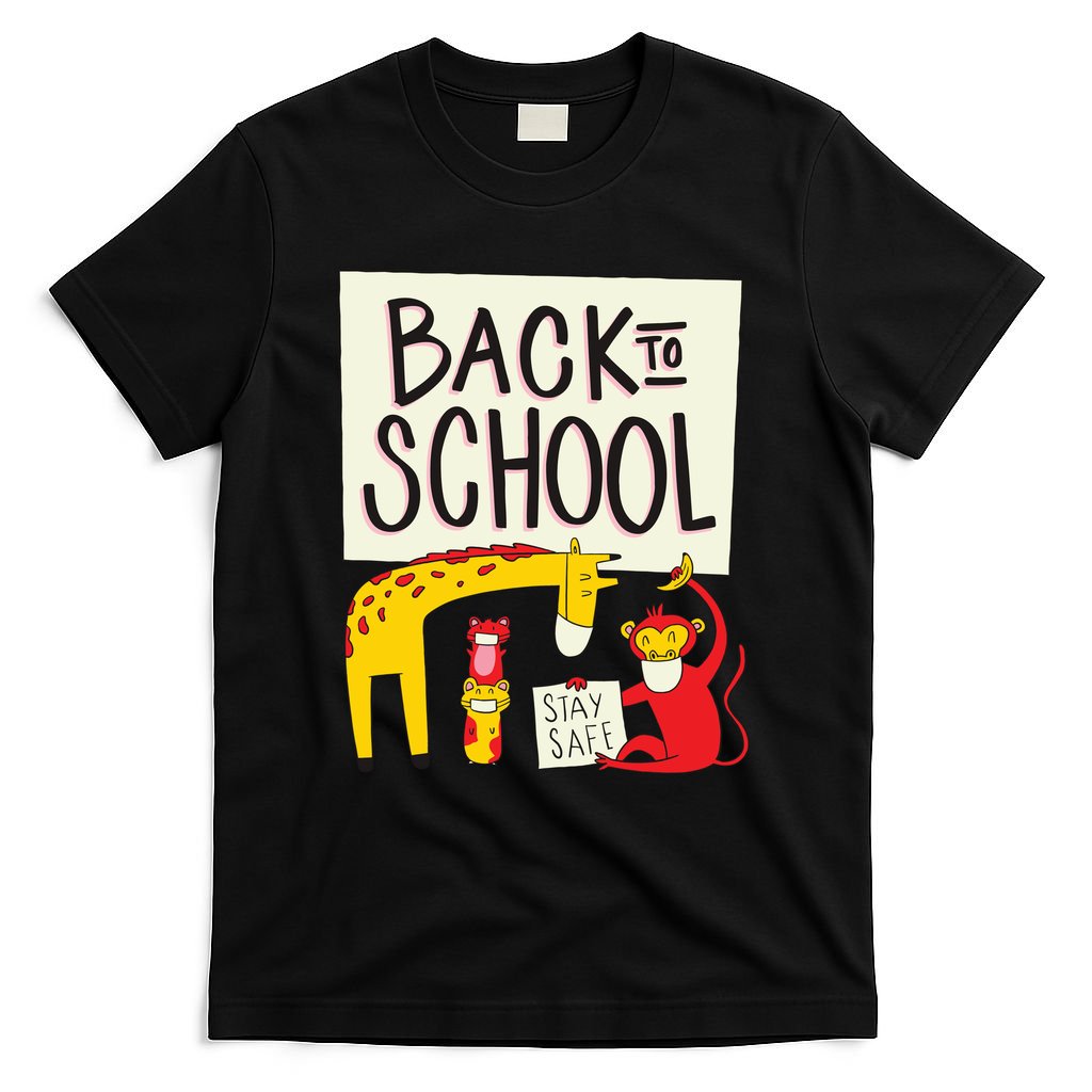 Back To School Stay Safe Animal T-Shirt