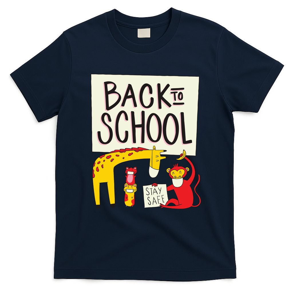 Back To School Stay Safe Animal T-Shirt