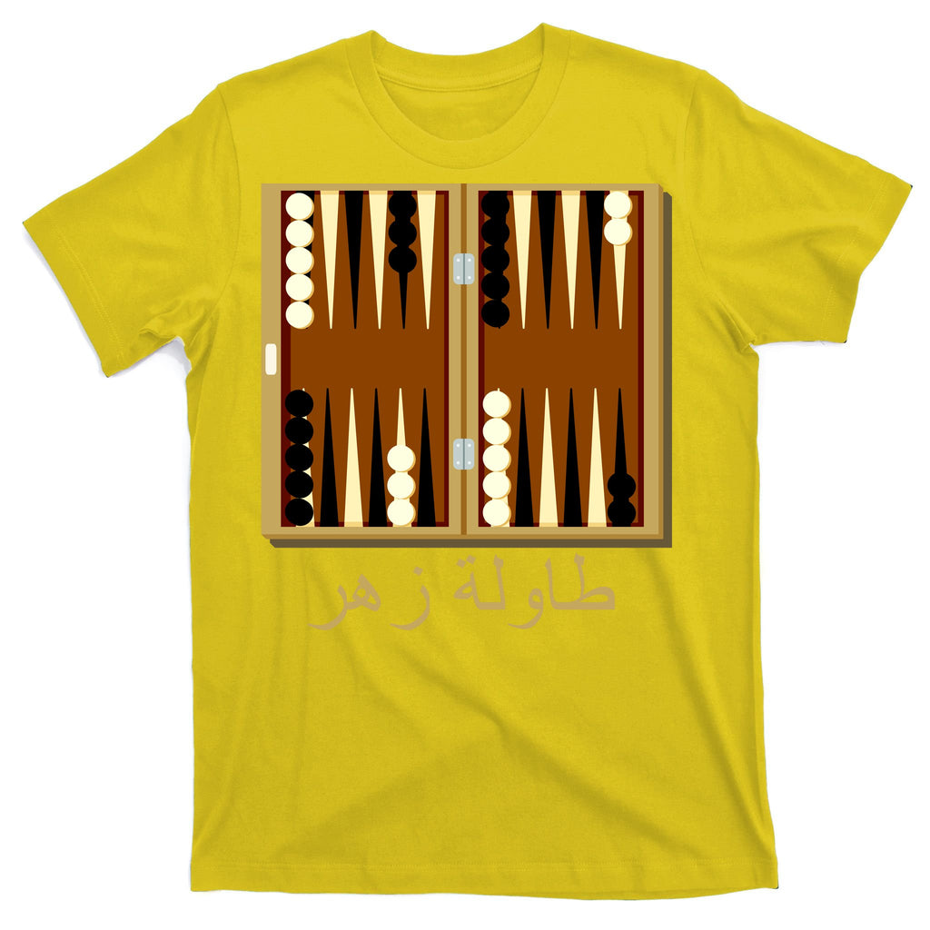 Backgammon Board In Arabic T-Shirt