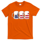 Beer American Flag Shirt 4th Of July Men Women Merica USA T-Shirt