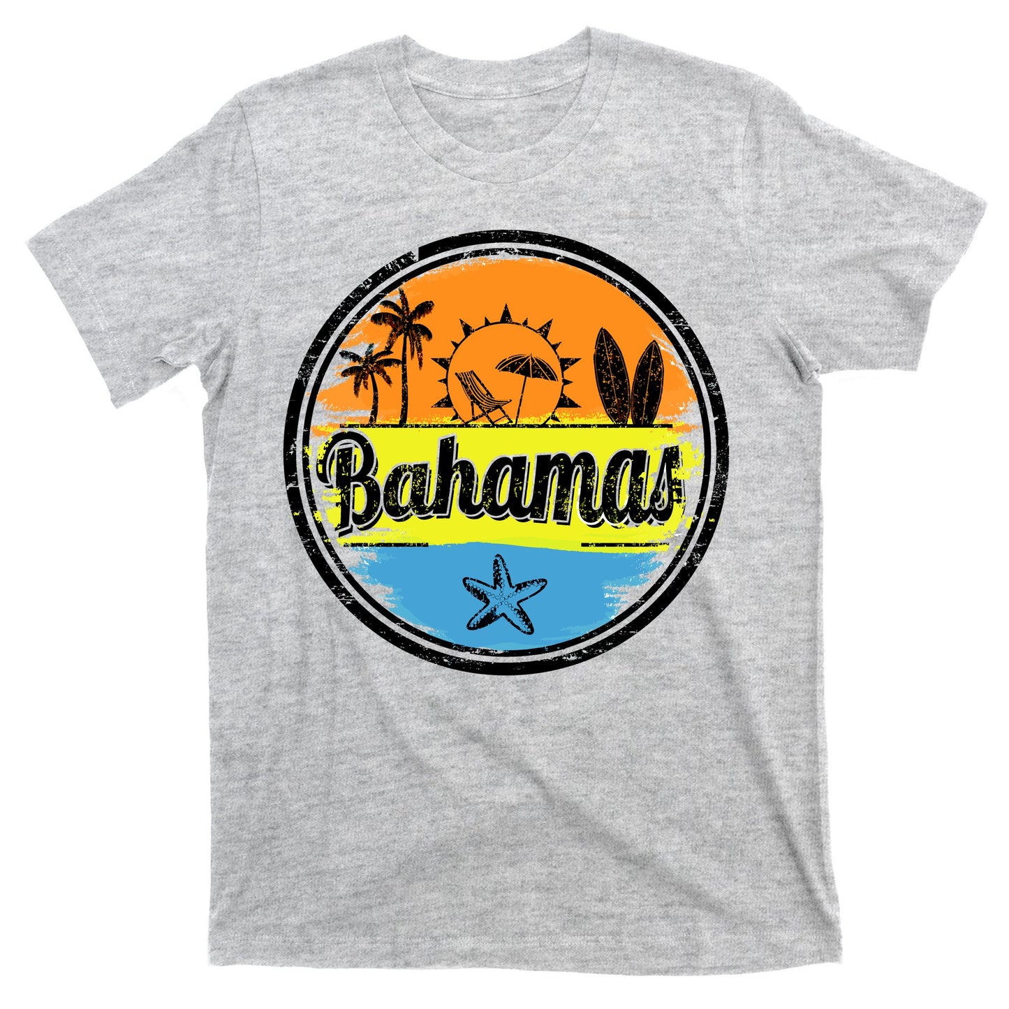 Bahamas Retro Circle T-Shirt