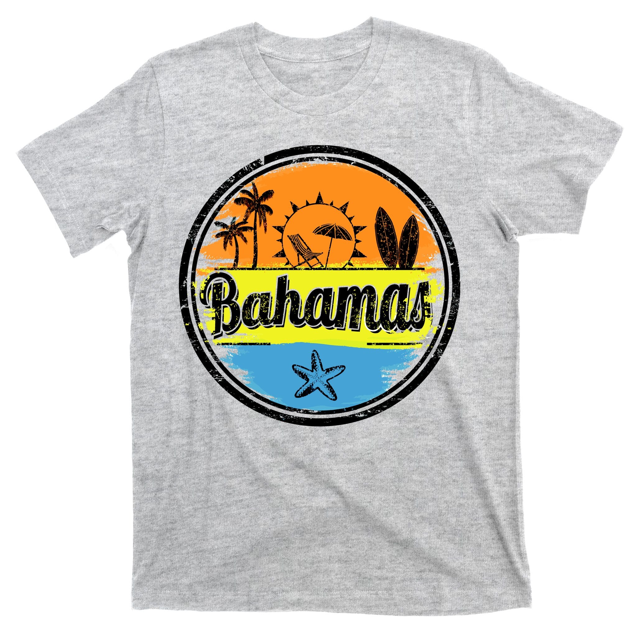 Bahamas Retro Circle T-Shirt