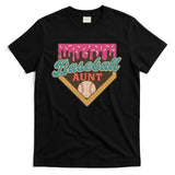 Baseball Aunt Ice Cream Drip T-Shirt