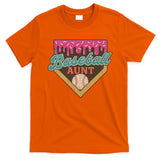 Baseball Aunt Ice Cream Drip T-Shirt