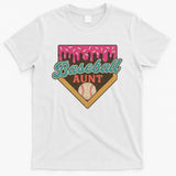 Baseball Aunt Ice Cream Drip T-Shirt