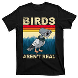 Birds Aren't Real Camera Sunset T-Shirt