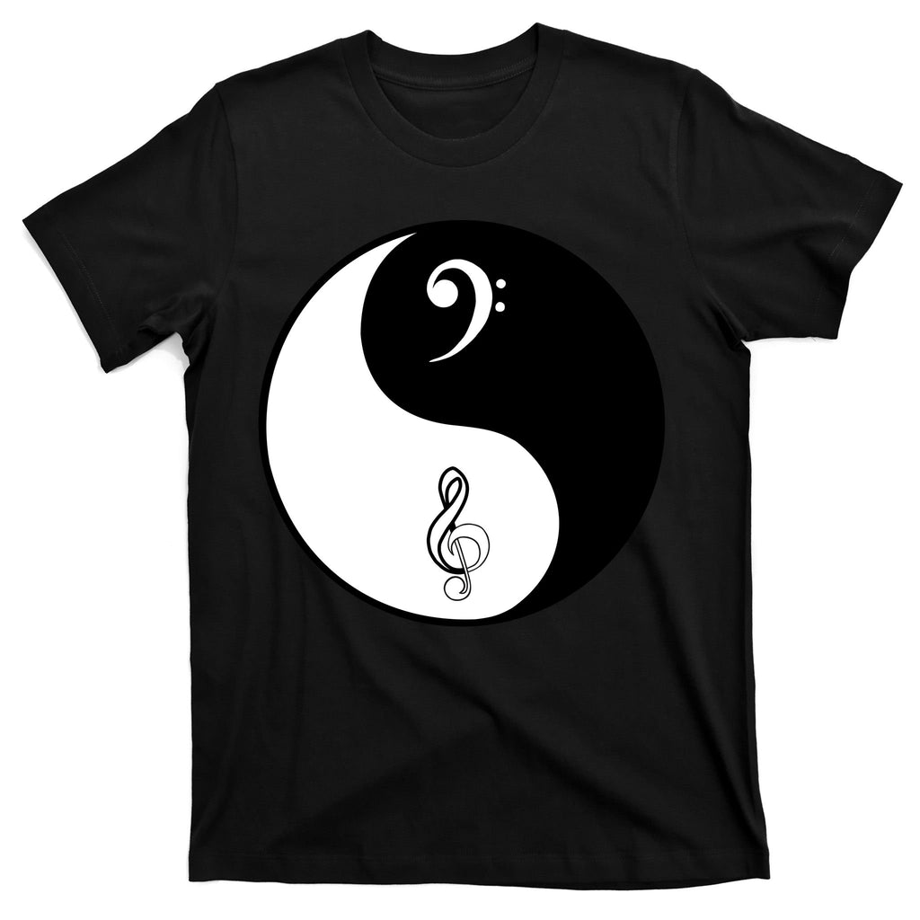 Bass & Treble Yin Yang Signs T-Shirt