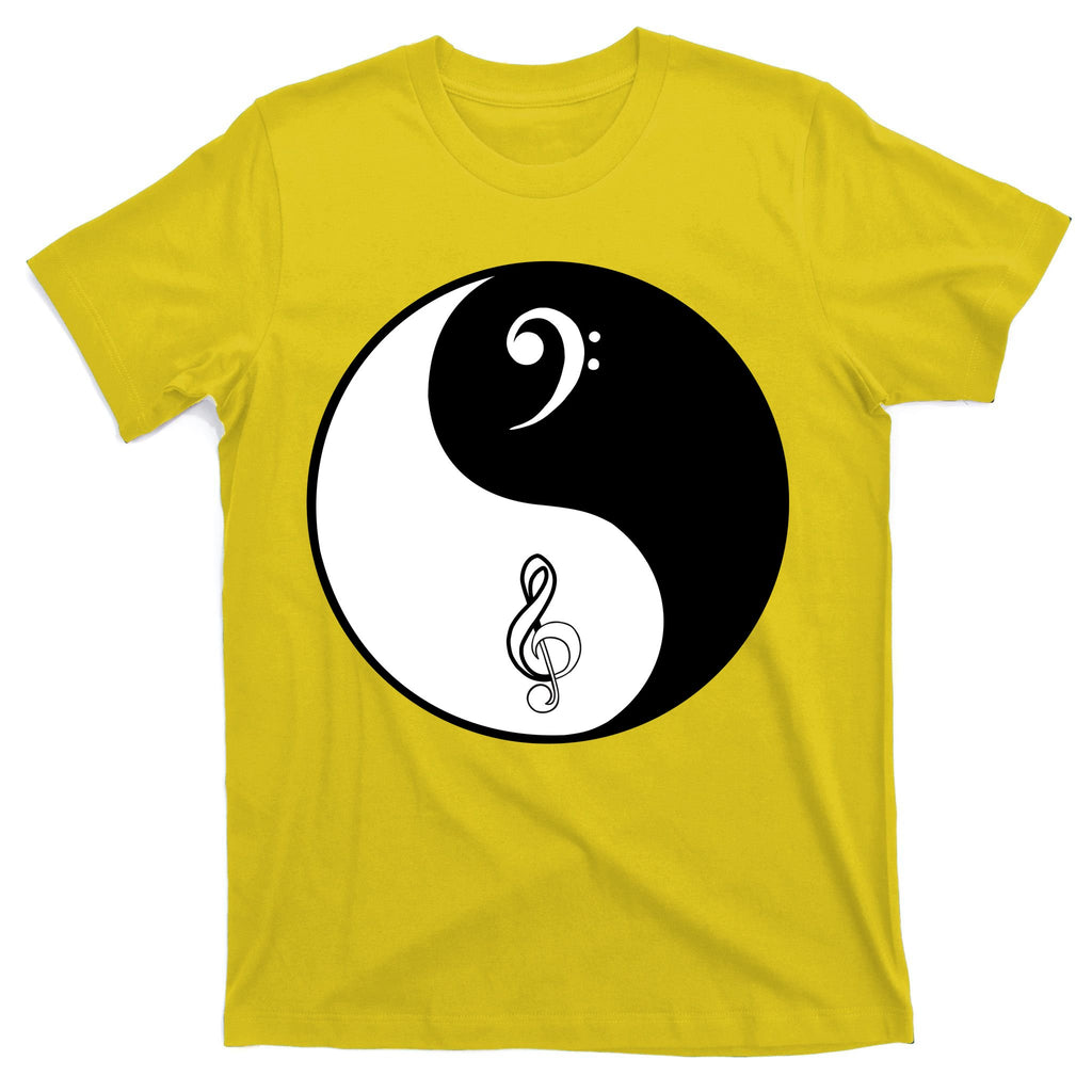 Bass & Treble Yin Yang Signs T-Shirt