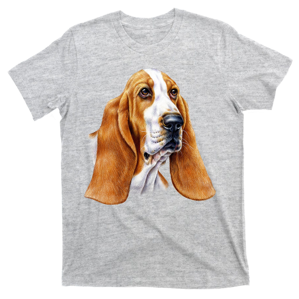 Basset Hound Face T-Shirt