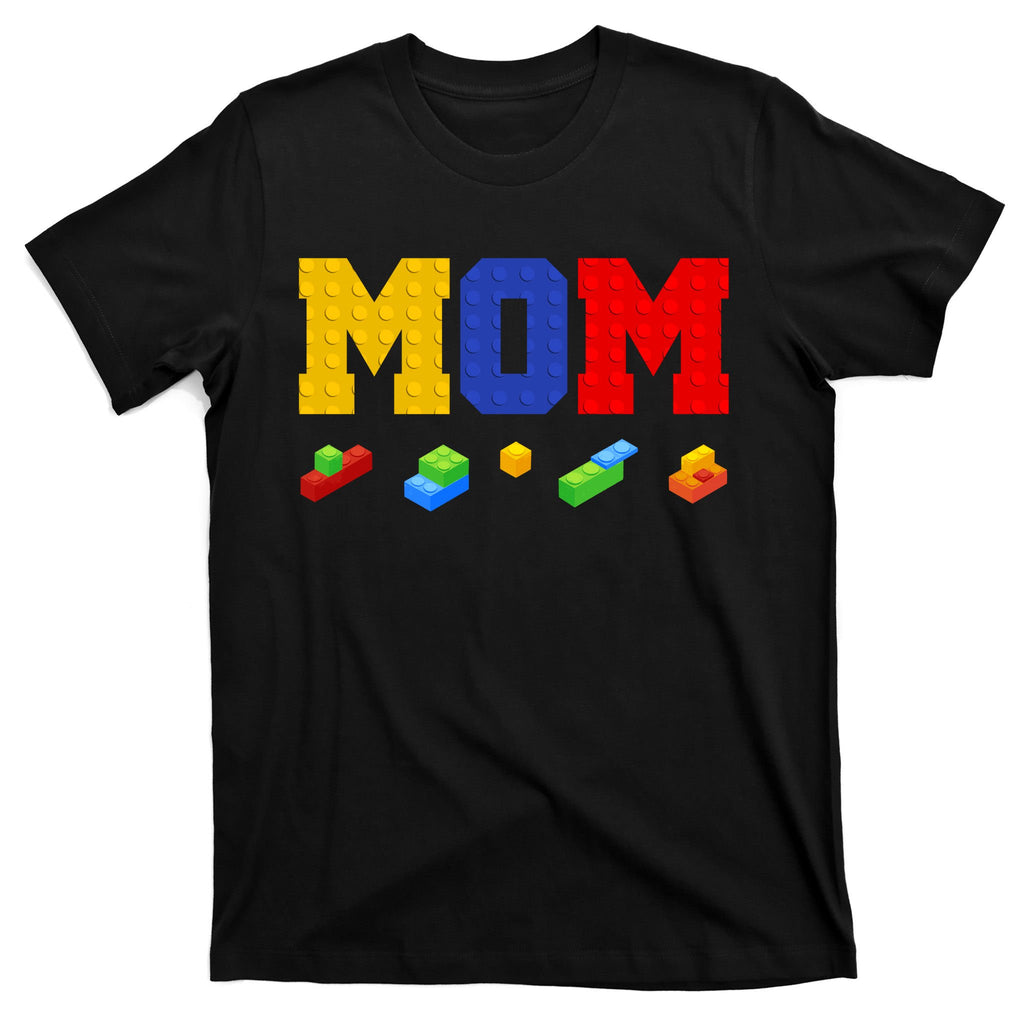 Builder Building Blocks Mom T-Shirt