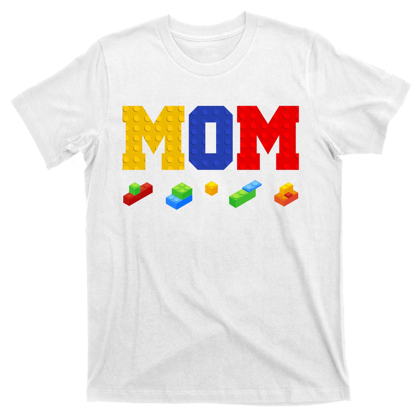 Builder Building Blocks Mom T-Shirt