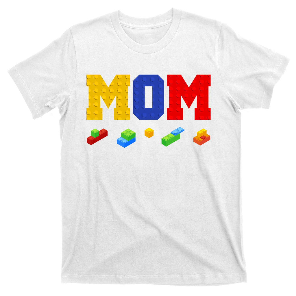 Builder Building Blocks Mom T-Shirt