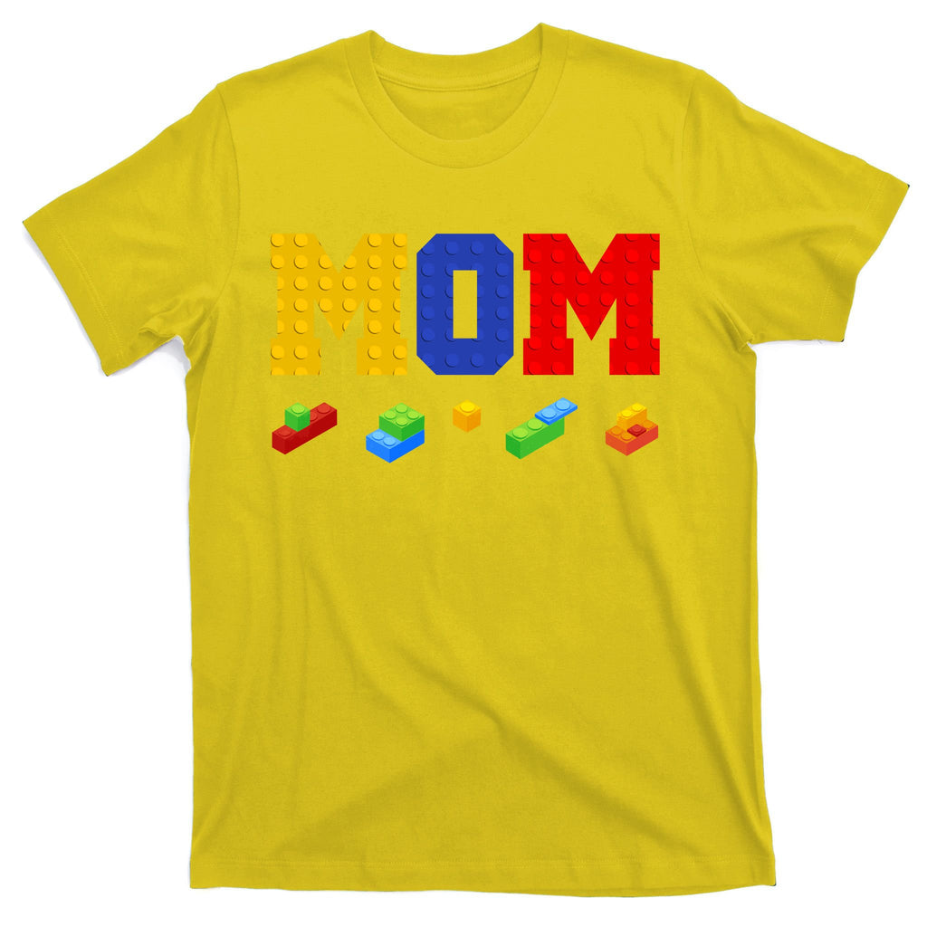 Builder Building Blocks Mom T-Shirt