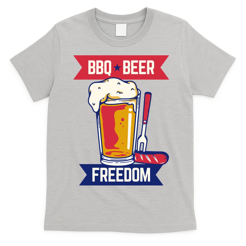 BBQ Beer Freedom America USA Party Summer T-Shirt