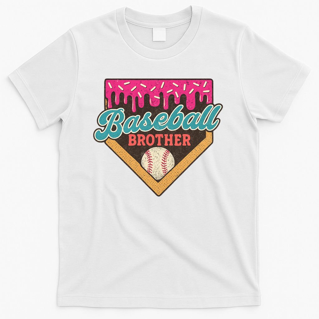 Baseball Brother Ice Cream Drip T-Shirt