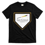 Baseball Back To School Home Plate Back To School T-Shirt