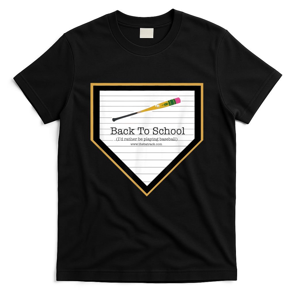 Baseball Back To School Home Plate Back To School T-Shirt
