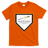 Baseball Back To School Home Plate Back To School T-Shirt