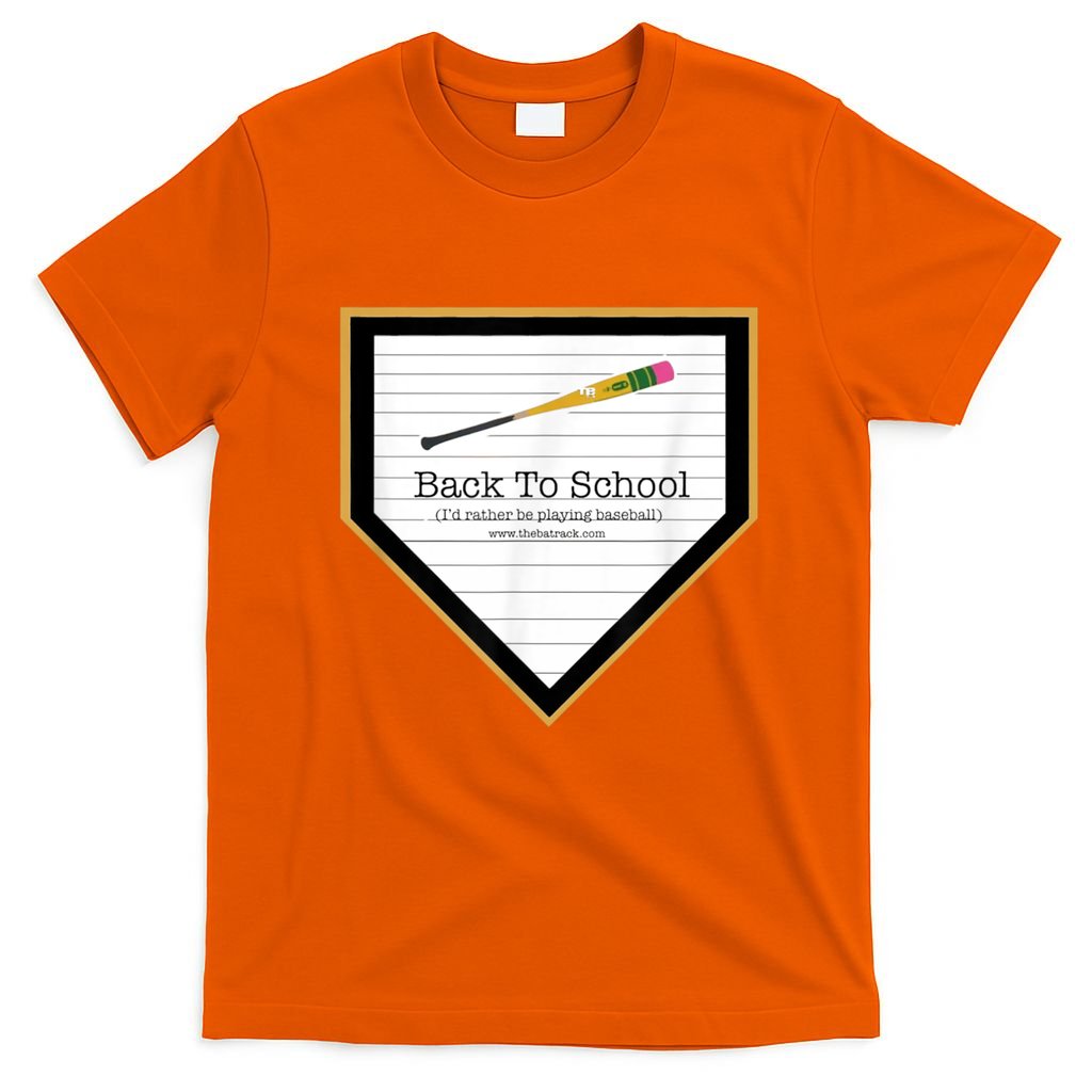 Baseball Back To School Home Plate Back To School T-Shirt