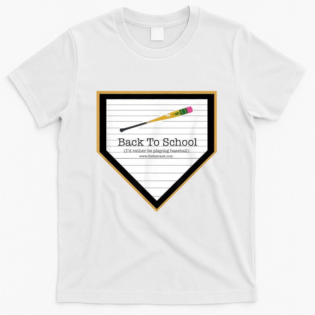 Baseball Back To School Home Plate Back To School T-Shirt