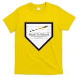 Baseball Back To School Home Plate Back To School T-Shirt