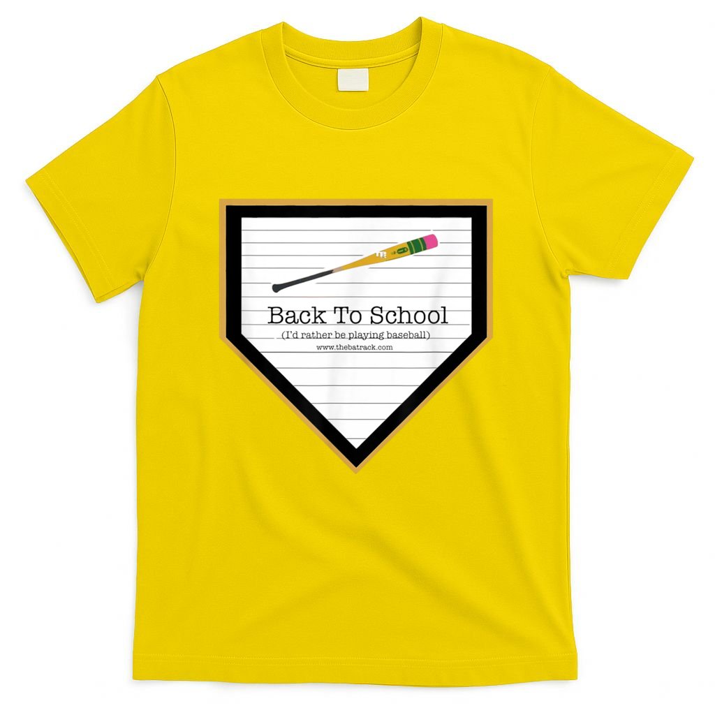 Baseball Back To School Home Plate Back To School T-Shirt