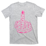 Breast Cancer Awareness FCK Breast Cancer Finger T-Shirt